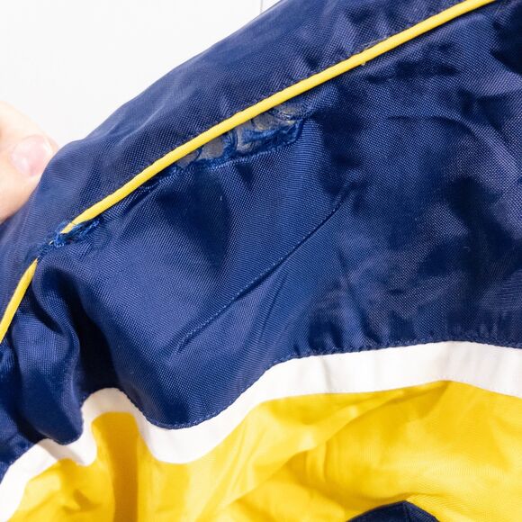 Nike Vintage Michigan Wolverines Jacket Women’s XL Fleece Lined Hooded Full Zip - Picture 8 of 12